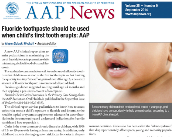 dental article pediatric
