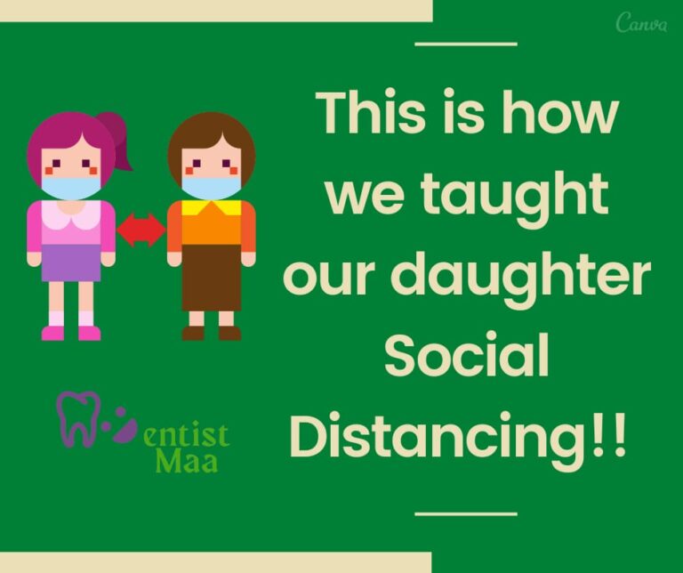Read more about the article This is how we taught our daughter about Social Distancing!!