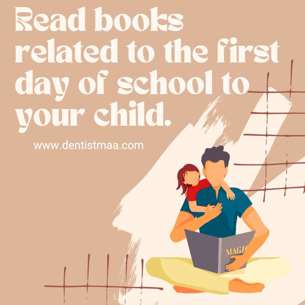 Read books on first day of school to your child