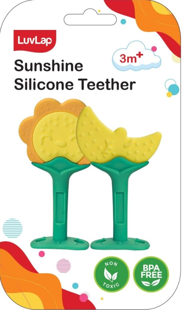 best teether
LuvLap Sunshine Silicone Teether