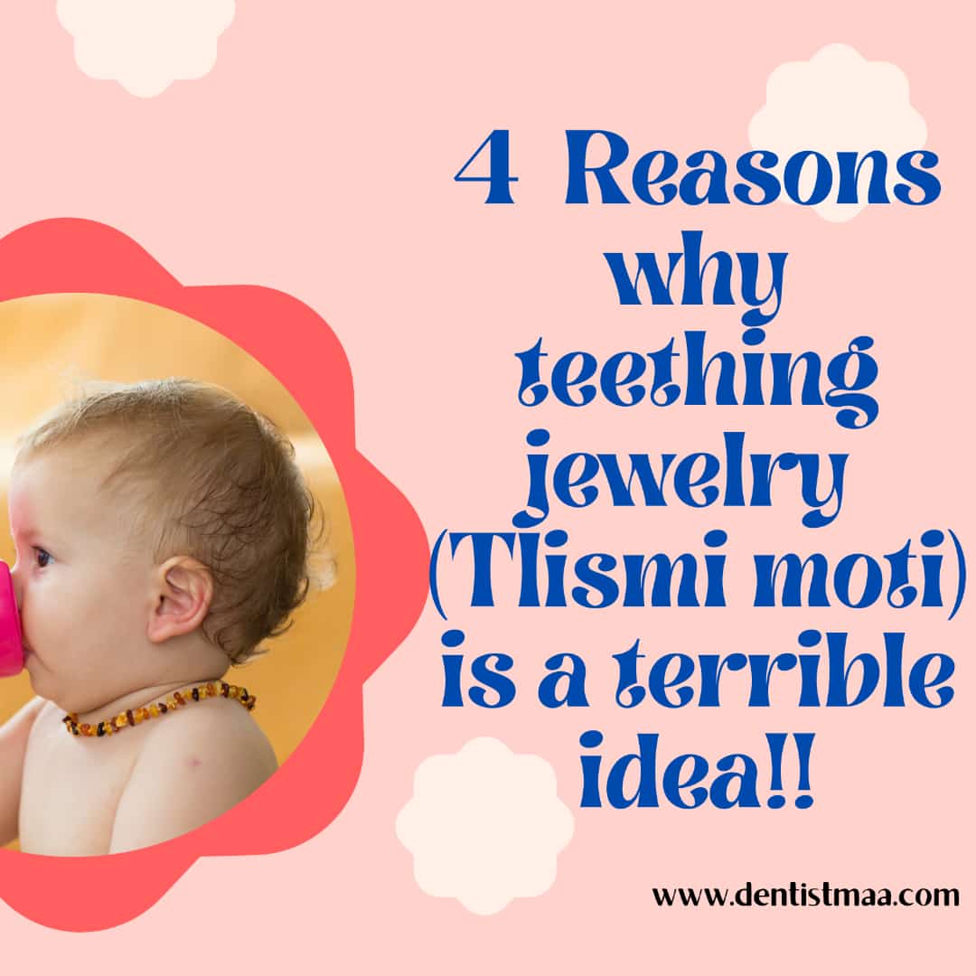 You are currently viewing 4 Reasons why teething jewelry (Tlismi Moti) is a terrible idea for your baby !!
