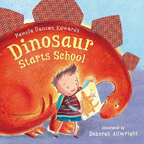 Dinosaur starts school Story Book Cover