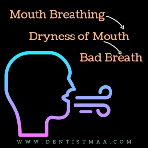 mouth breathing can lead to bad breath