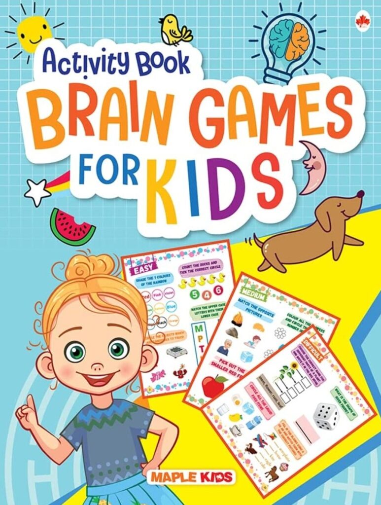 Brain boosting activity book for kids is a must buy book for all those kids who are interested in writing as well as learning new concepts. The book has over 200 activities which will surely boost your child's brain, help them to think, reciprocate and analyse much better. It will also help in increasing the vocabulary and logical reasoning. A must buy in a good price.