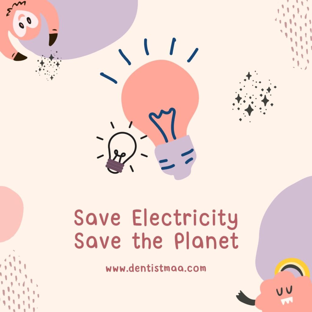 save electricity save the planet