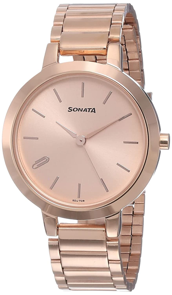 Sonata Play Analog Rose Gold Teacher's Day | when is Teacher's Day 2022