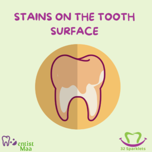 stains on tooth surface