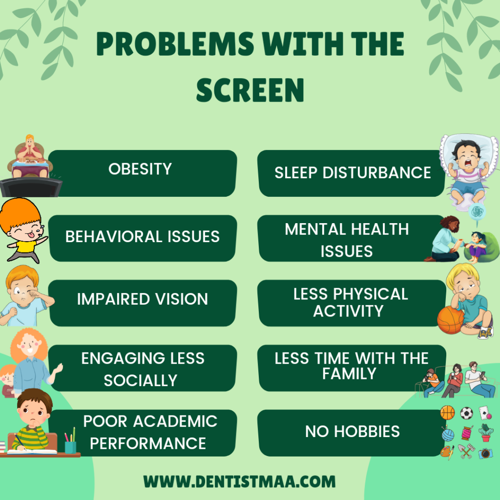 Problems with screen time