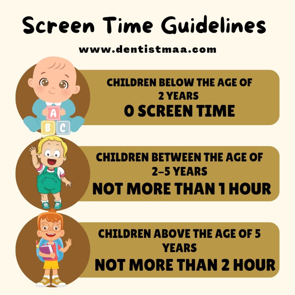 Screen Time And Children How Much Is Too Much DentistMaa