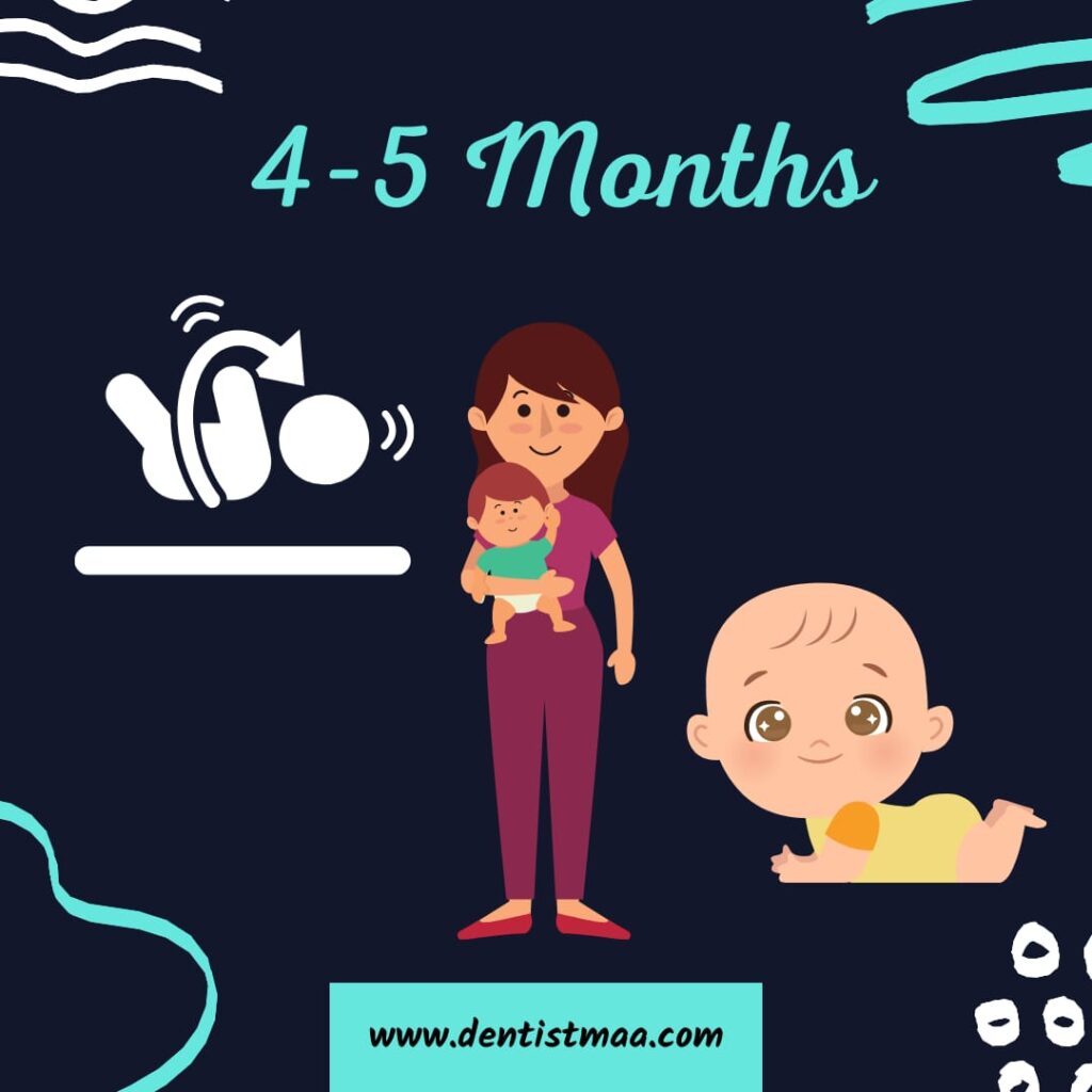 4-5 months milestone of the child | baby development milestones