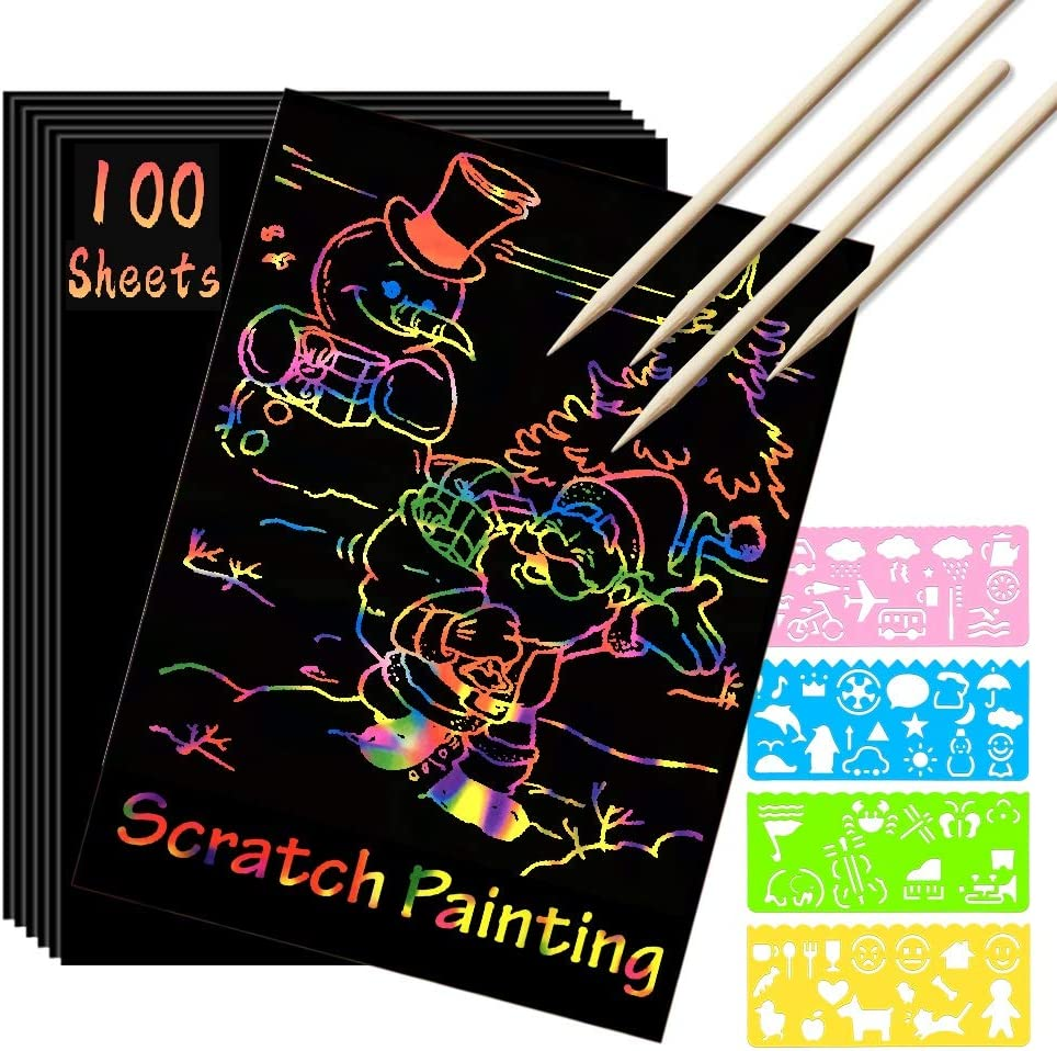 scratch painting | Diwali gift ideas for kids