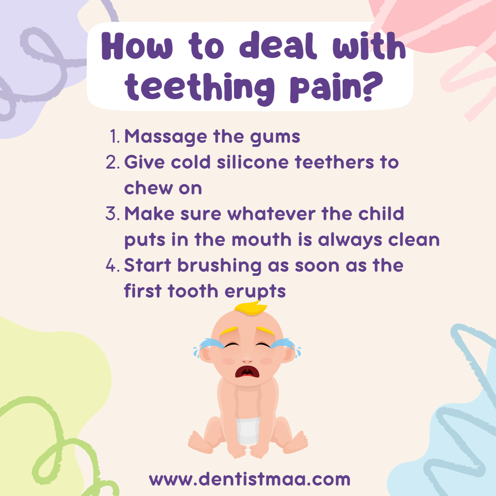how to deal with teething pain