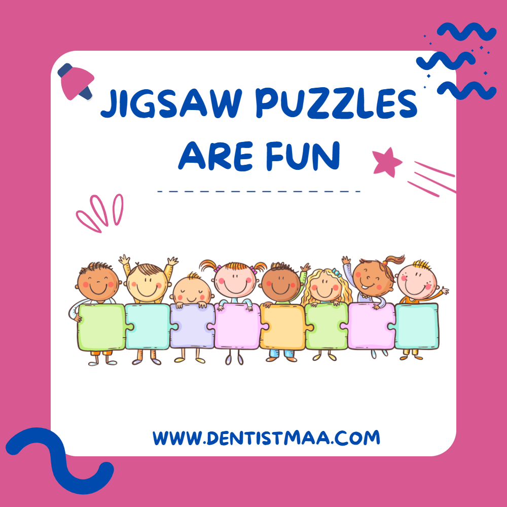 jigsaw puzzles. puzzles are fun