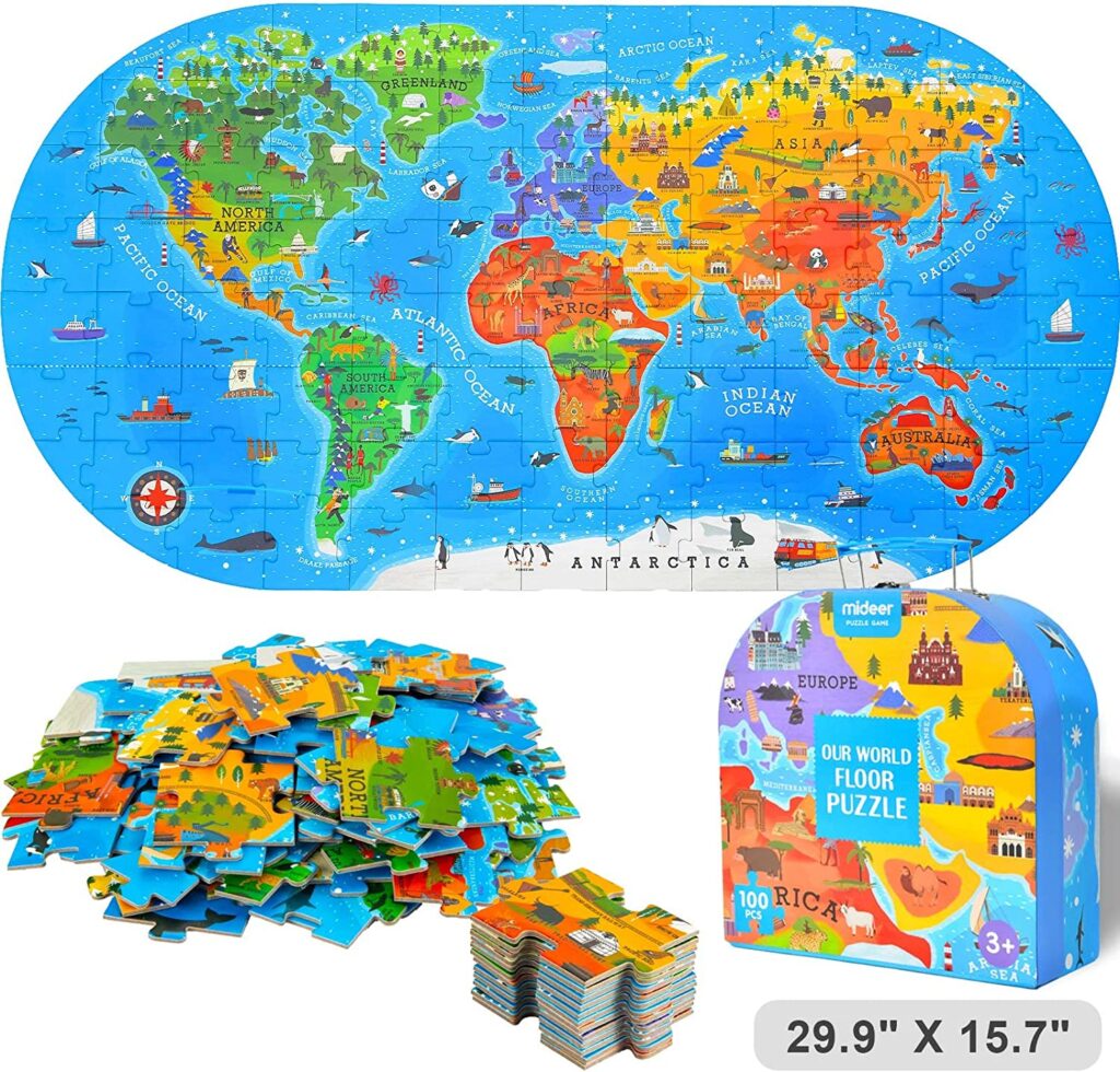 world map jigsaw puzzles