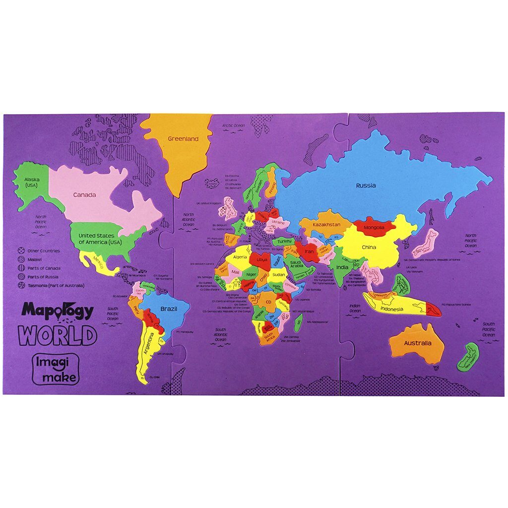 world map jigsaw puzzles