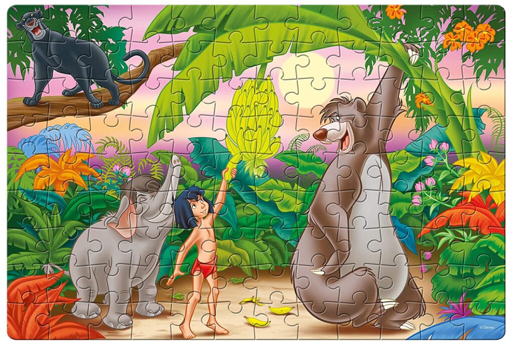 jungle book jigsaw puzzles, mogli