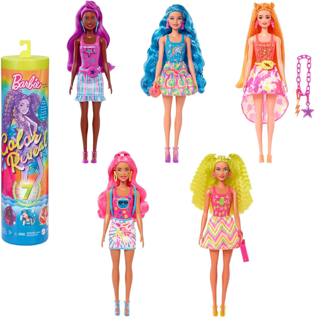 barbie doll, CHRISTMAS GIFT IDEAS, colour reveal barbie doll