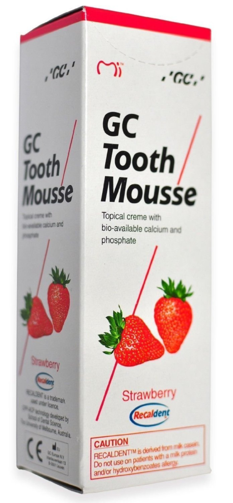 gc tooth mousse strawberry flavor
