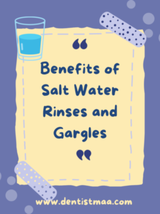 Benefits of Salt Water Rinses and Gargles