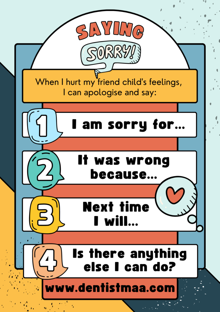 Apologizing is not difficult and there is nothing wrong is apologizing to your child when you have done something wrong.