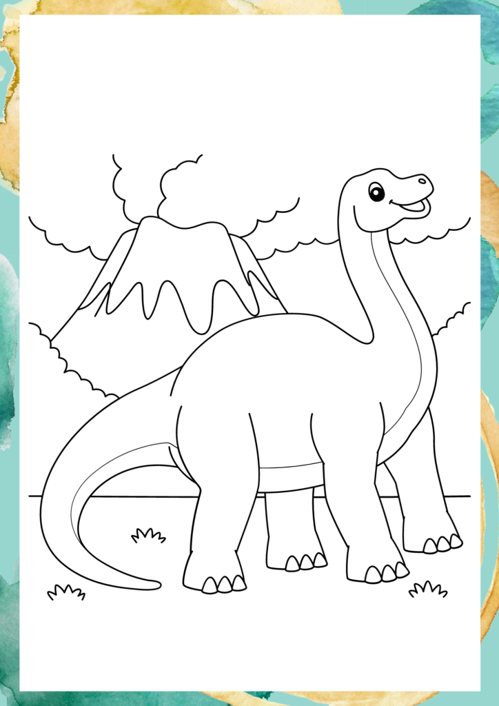 Dinosaur coloring pages