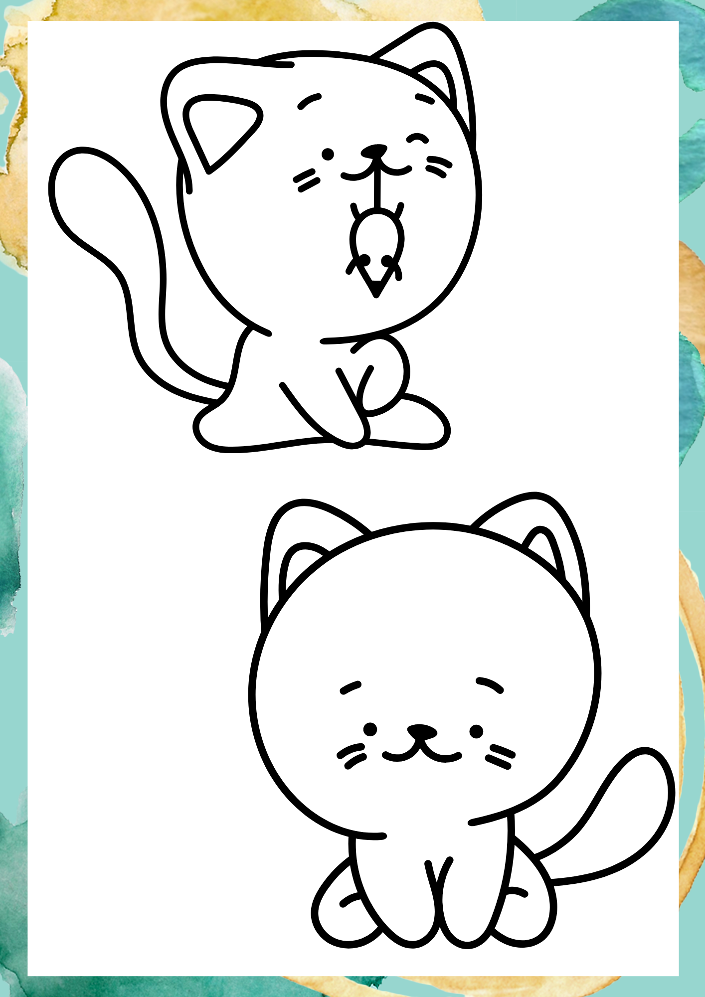 cat coloring page, animal coloring page, coloring page, coloring page for toddlers, Coloring Page, coloring sheet, happy color, colouring, free coloring pages, coloring pages for kids, printable coloring pages, cute coloring pages, colouring pages, colouring to print, free printable coloring pages, free coloring pages for kids, easy coloring pages, coloring sheets