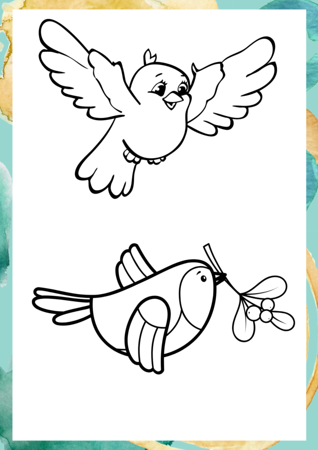 Birds Coloring Pages