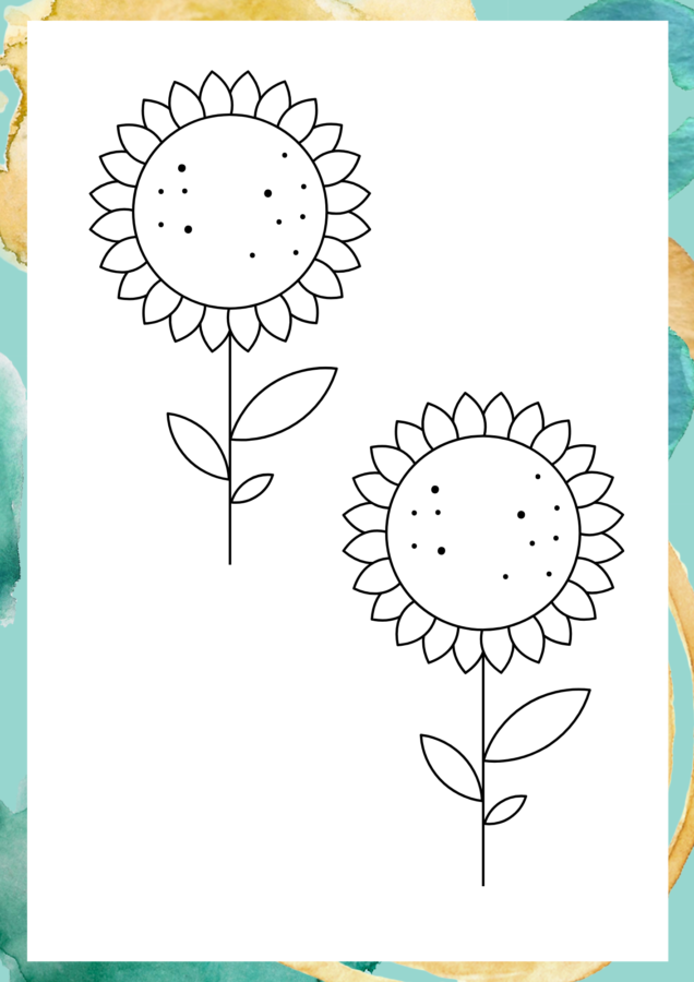 Flower Coloring Pages