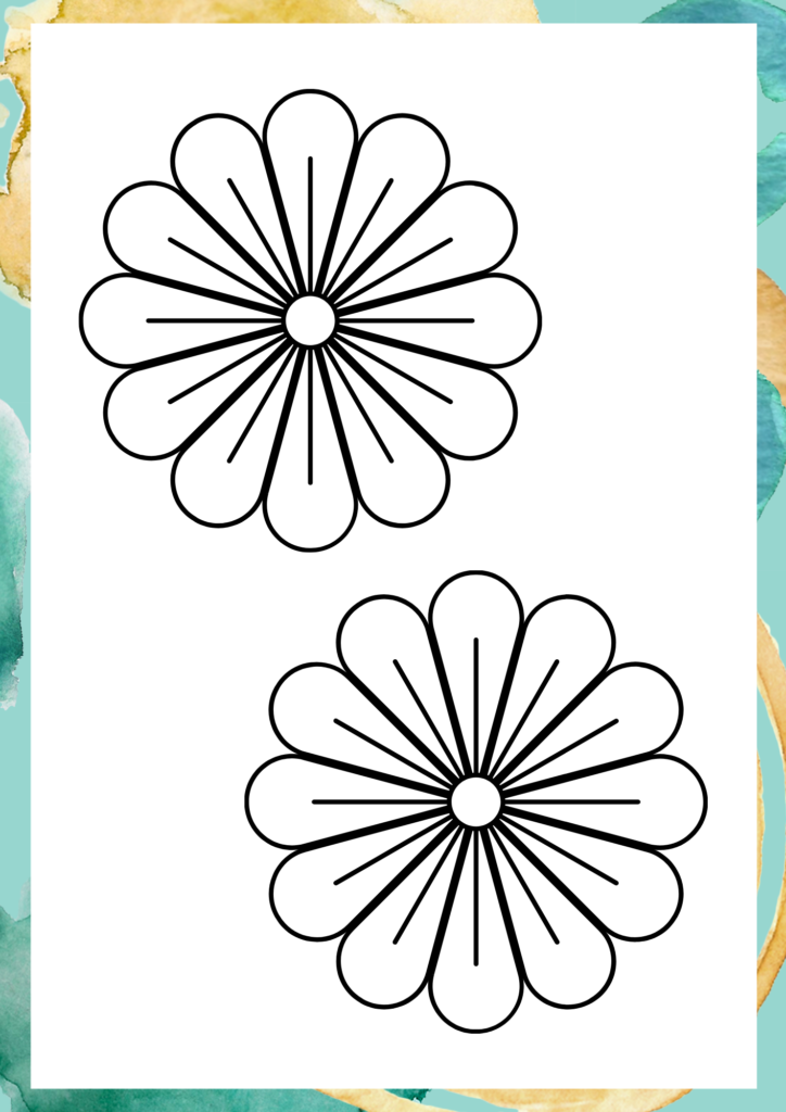 Flower Coloring Pages