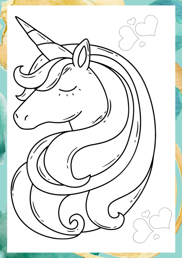 unicorn coloring pages