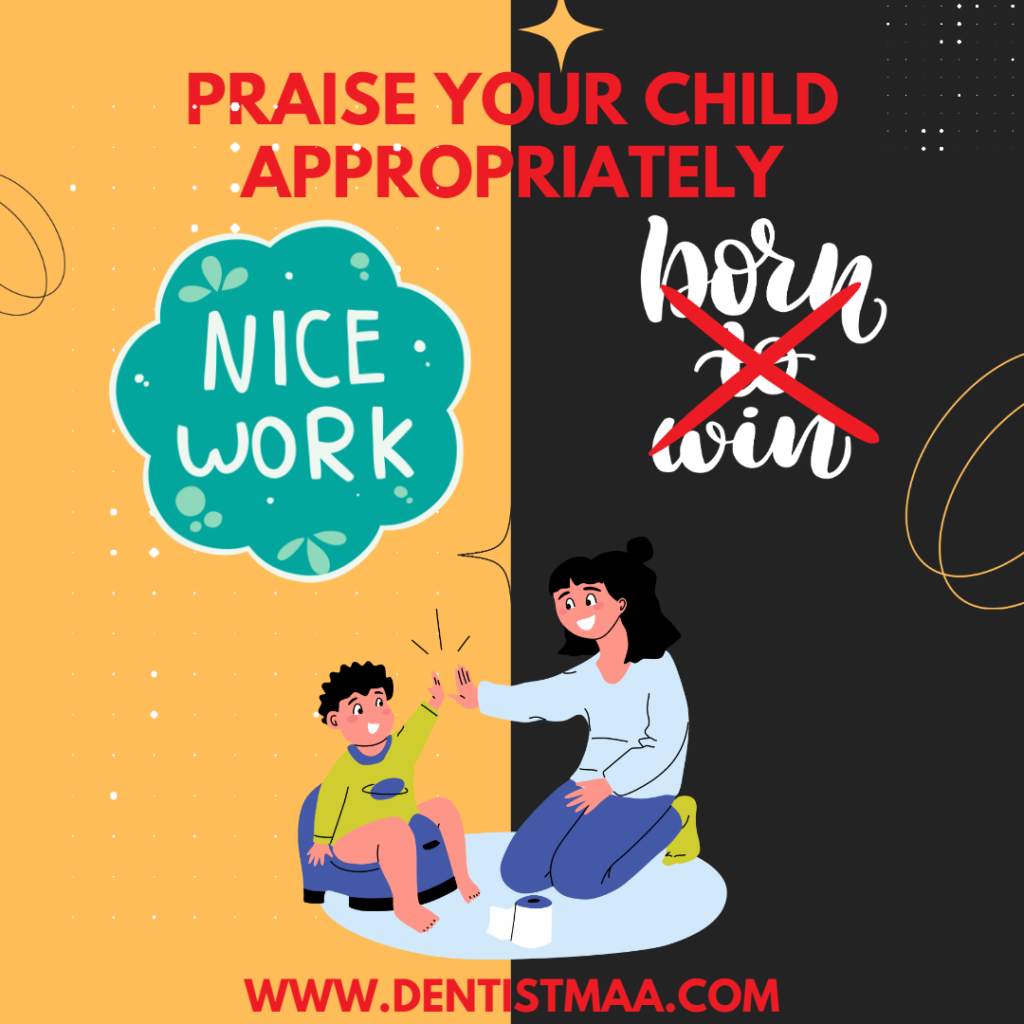 praise your child, praise, appropriate praise, work hard, born to win, nice work