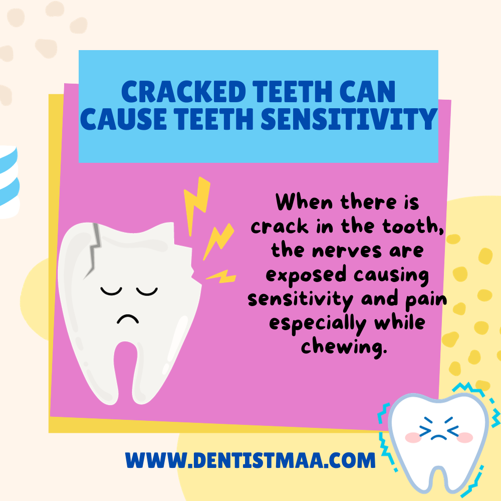 Teeth Sensitivity is an enhanced response of the tooth to stimuli such as cold, hot or sweet. It is a sharp sensation that you feel in your tooth.