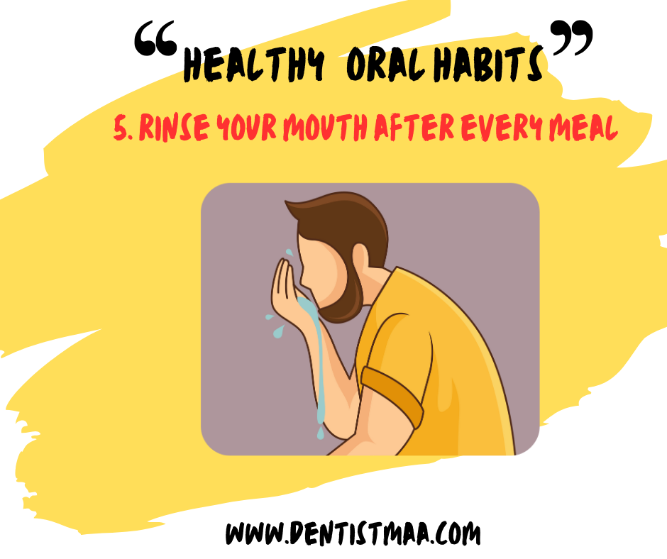 rinse, mouth, oral cavity, good habits