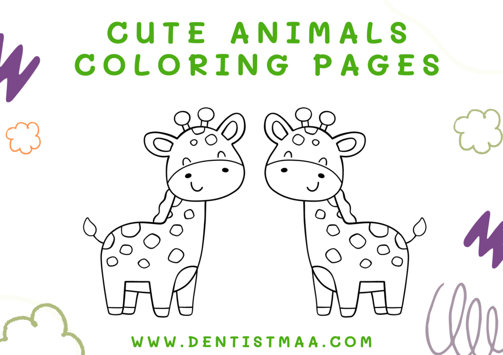 Cute Animal Coloring pages