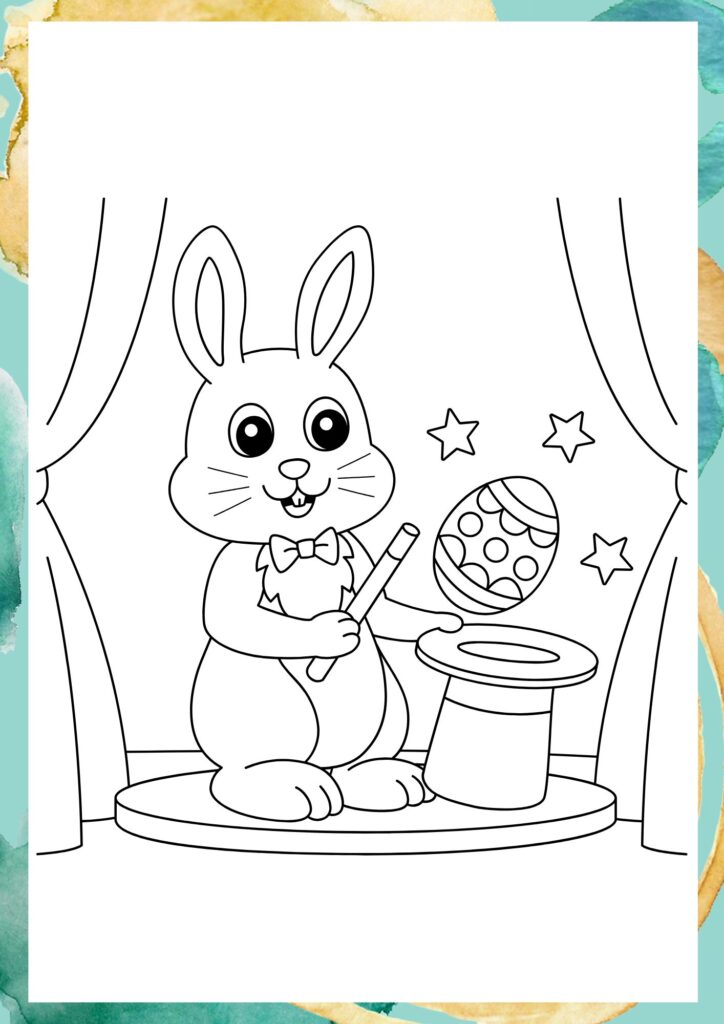 Cute Bunny, bunny, rabbit, cute bunny coloring page, coloring page, colouring page, rabbit, bunny