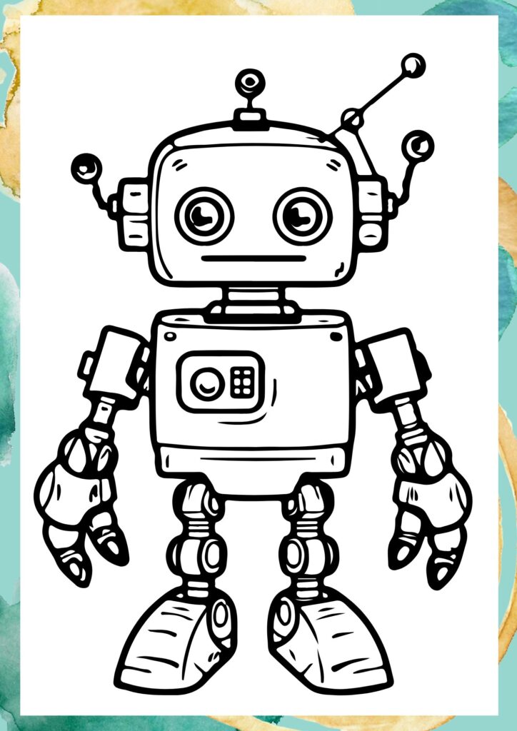 robot, robot coloring pages, robot coloring, robot colouring pages, coloring pages, colouring pages, robot colouring pages