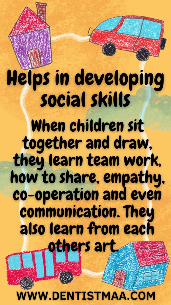 social skills, empathy, co-operation, art, communication