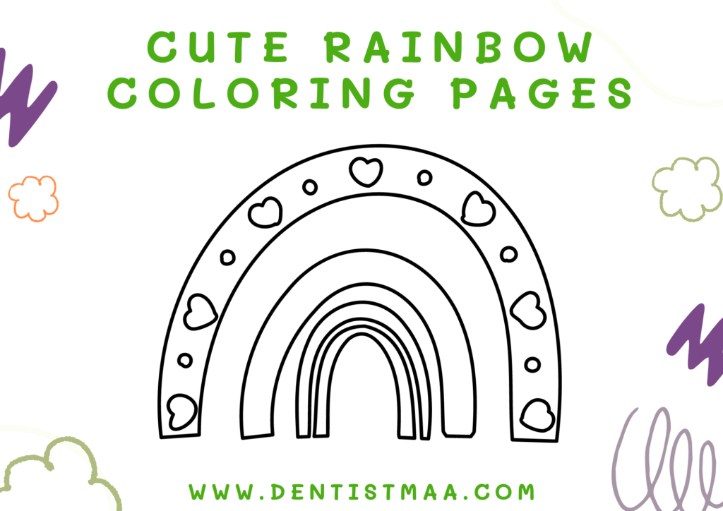 Rainbow Coloring Pages