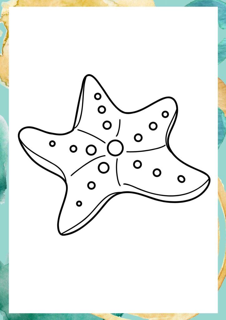 Starfish, startfish colouring pages, colouring pages, pages, coloring, colouring