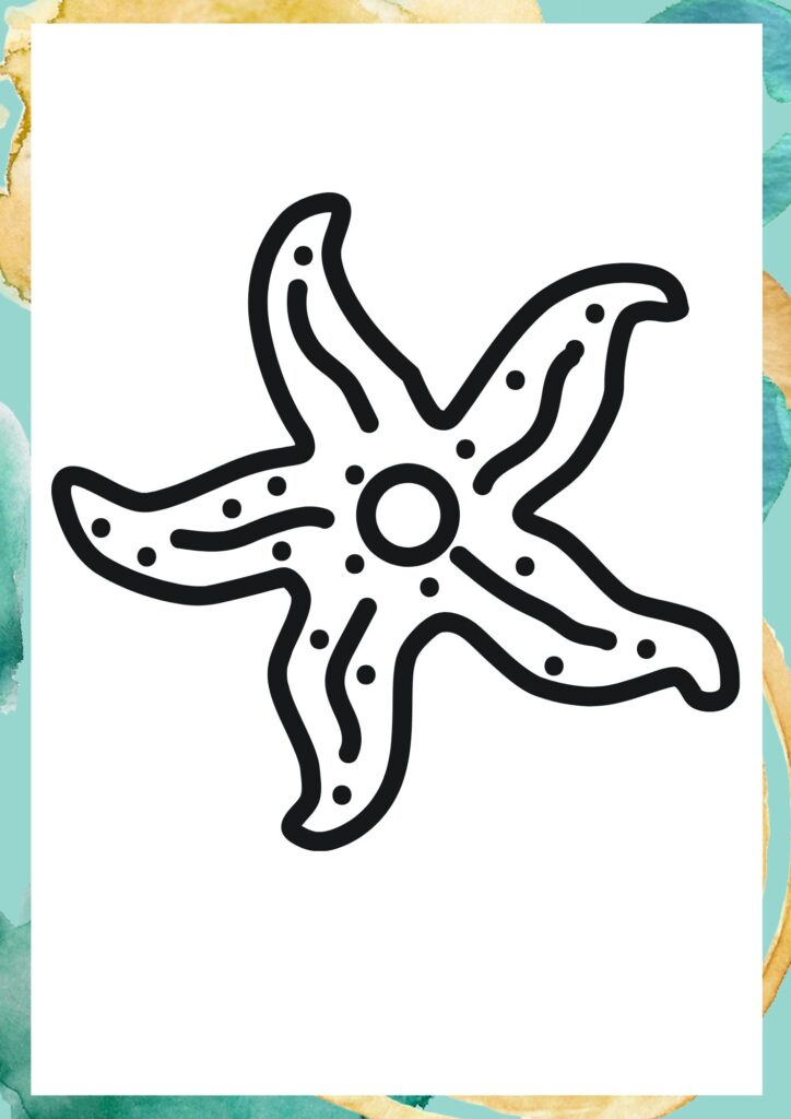 starfish, startfish colouring pages, coloring, colouring, coloring pages, colouring pages, color, colour