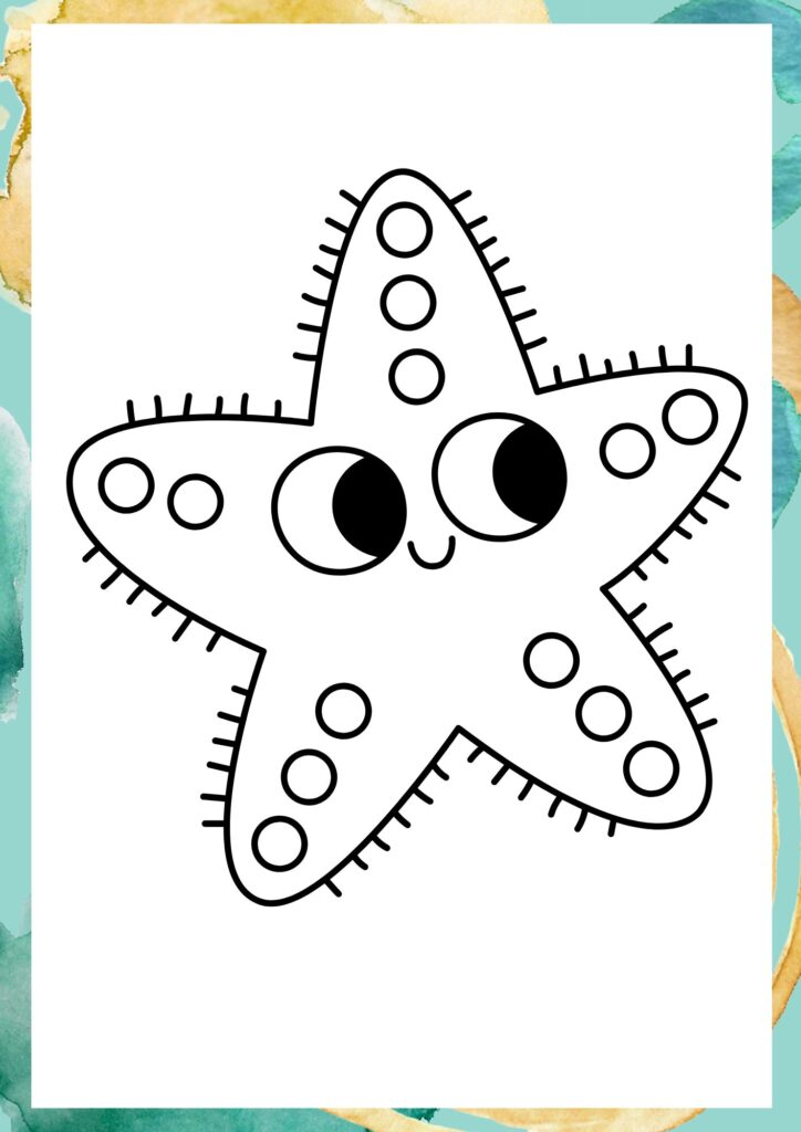 Starfish, starfish coloring pages, starfish colouring pages, coloring pages, colouring pages, pages, coloring, colouring,