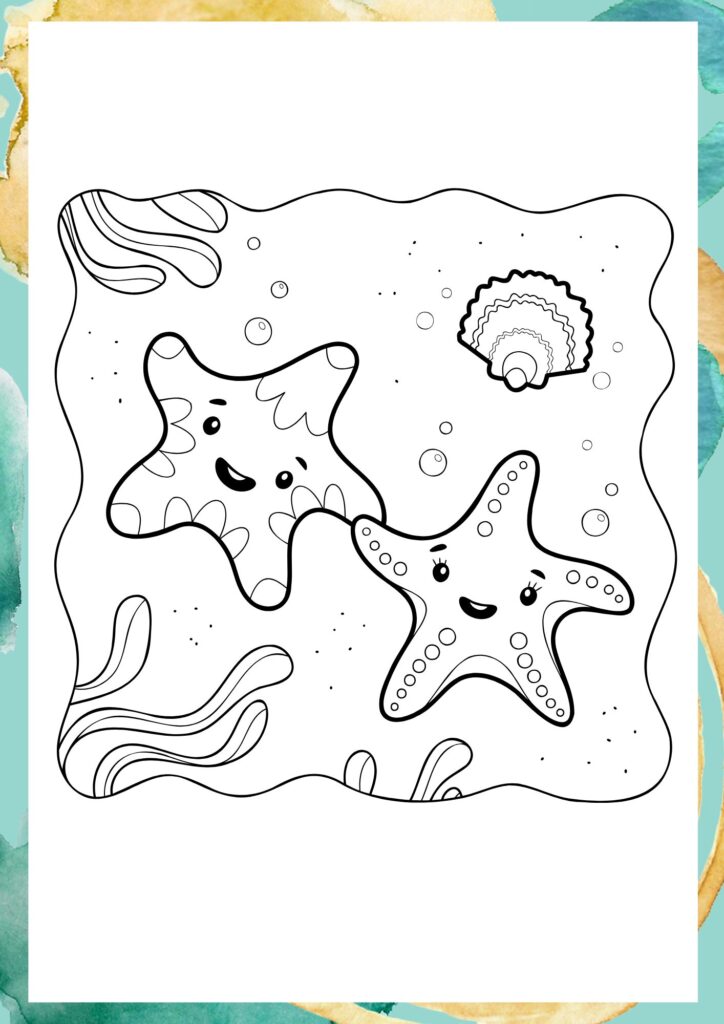 Starfish, starfish coloring pages, starfish colouring pages, coloring pages, colouring pages, pages, coloring, colouring