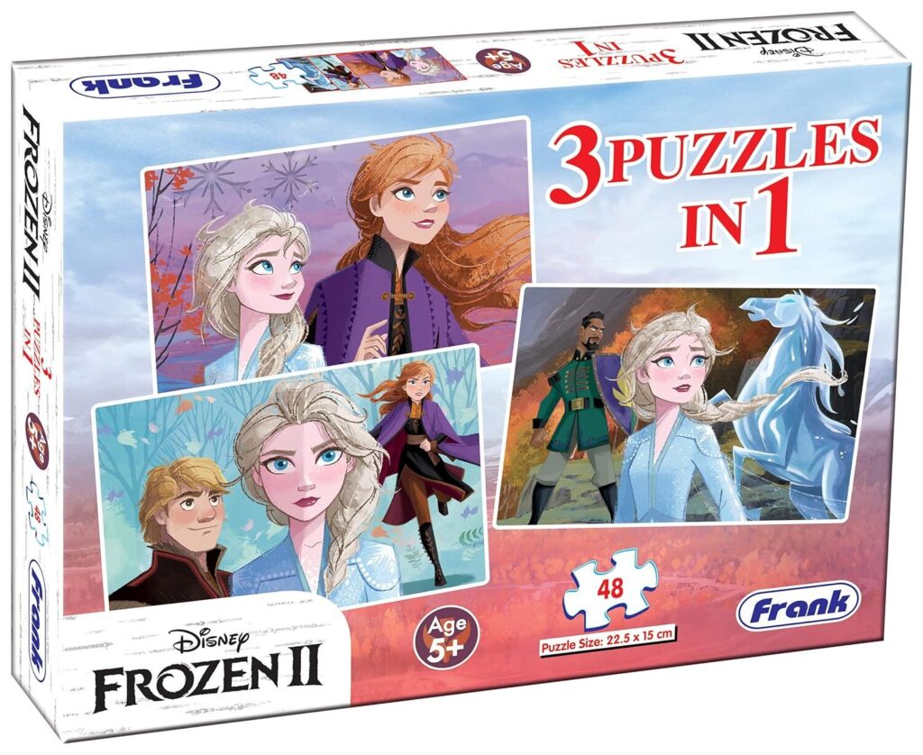 In children's entertainment and education, few names shine as brightly as Disney's Frozen. The Frank Disney Frozen 2 (48 Pieces) 3 1 Jigsaw Puzzle brings the magic of this beloved franchise into the realm of educational toys, offering a delightful and challenging experience for children aged 5 and above. This comprehensive review will explore how this puzzle set is a fun and effective brain-boosting game, enhancing focus and memory skills in young minds.