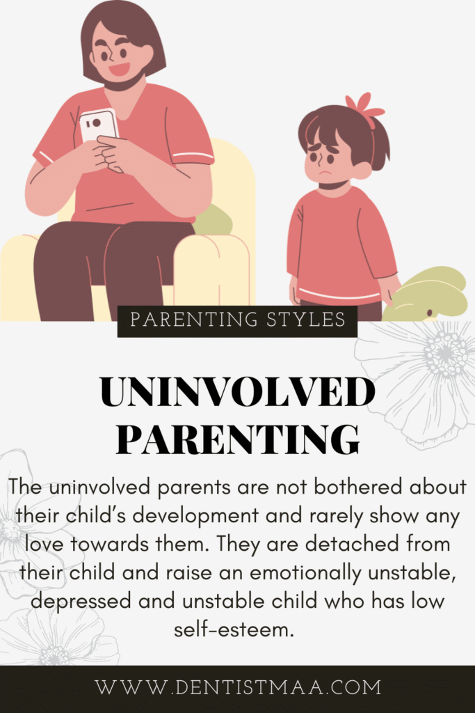 uninvolved parenting style, parenting style, parenting, style,