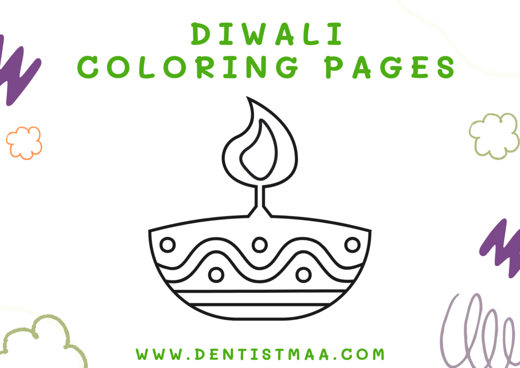 Diwali, Diwali Coloring Pages, Coloring pages, Colouring pages, Diwali Colouring Pages