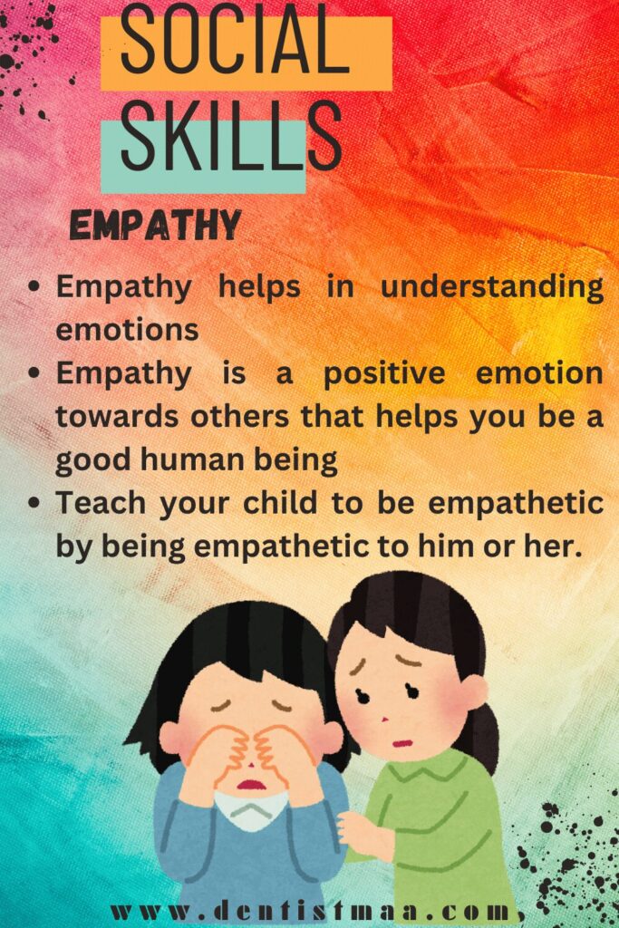 empathy, respect, care, love, kindness, social skills