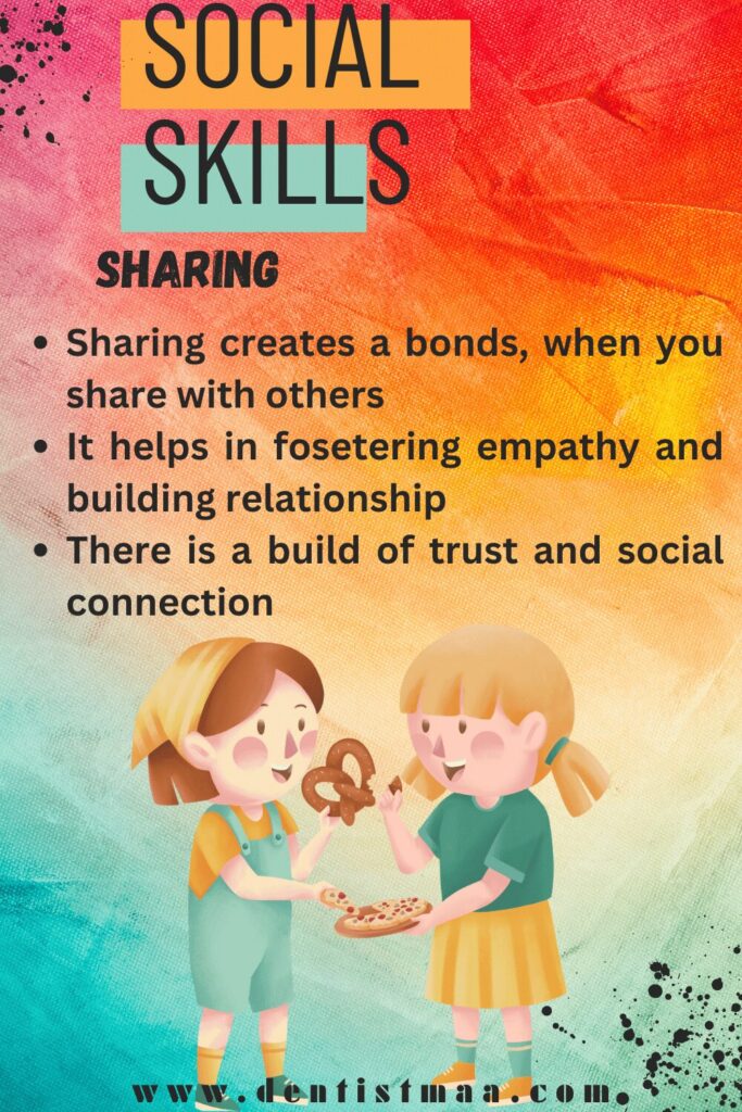 sharing, social skills, bond, friendship, empathy, connection, toys, food, books