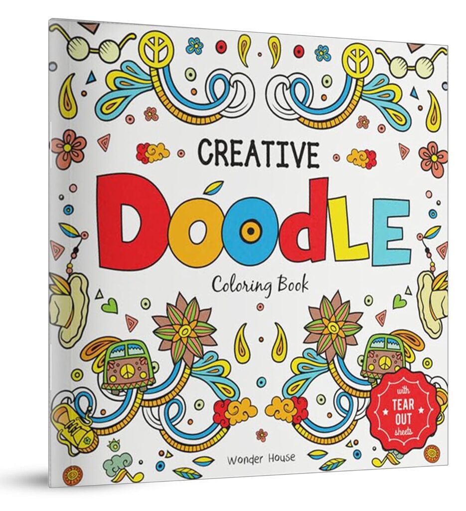 doodle coloring book, creative doodle coloring book, amazon, must buy, doodle, coloring book, colouring book