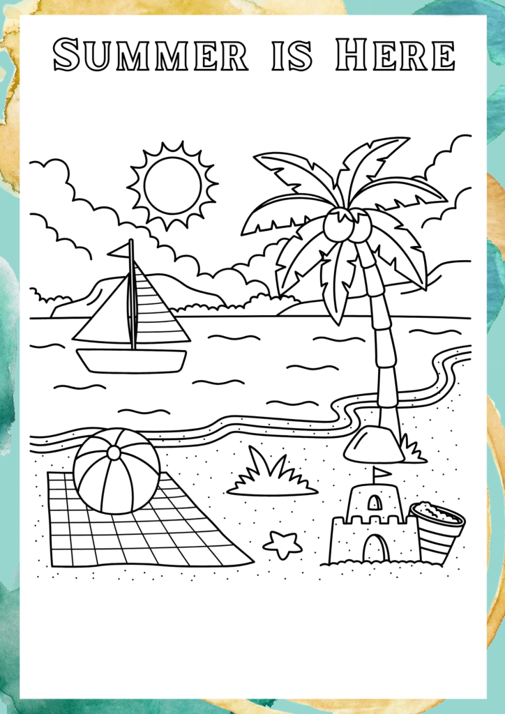 Summer Colouring Sheets, Summer colouring pages, Summer coloring sheets, summer coloring pages, summer, coloring sheets, colouring sheets, coloring pages, coloring sheets,