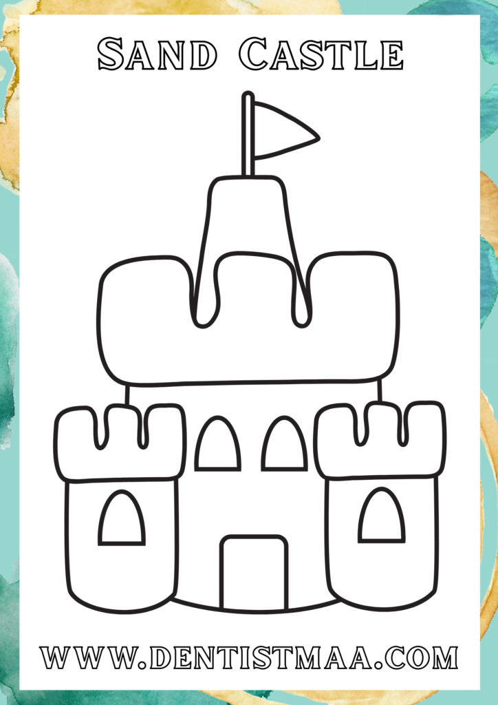 Sand Castle Colouring Pages, Sand Castle, Castle Colouring Pages, Sand Castle, Sand Castle Coloring Pages, Coloring pages, Colouring pages